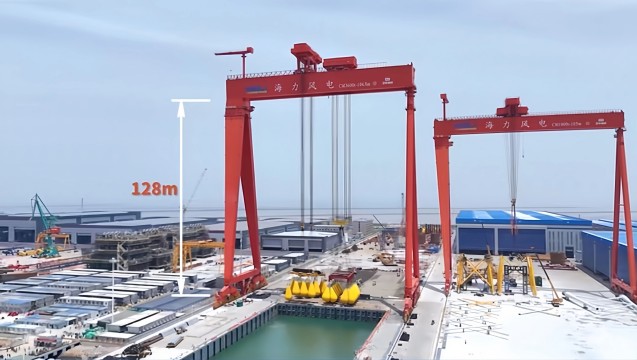 Au service du grand pays ! Les produits Weite équipent le premier portique bipoutre de 3 600 t au monde.