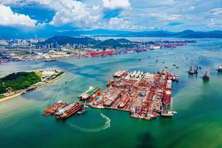 Le système de surveillance de sécurité de Weite a été appliqué avec succès sur une grue à portique de 300 tonnes dans un chantier naval du groupe Shenzhen China Merchants