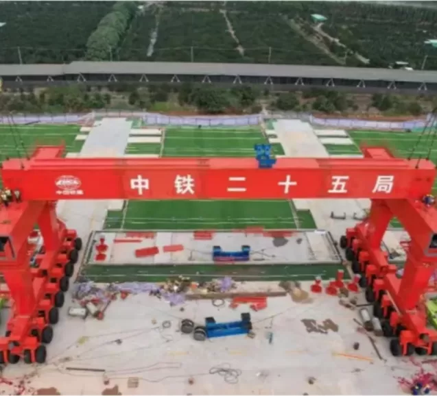 Weite aide China Railway Construction Group à développer une nouvelle machine de levage de poutres de 1 000 tonnes