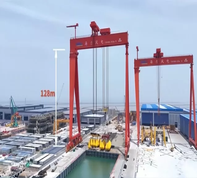 Au service du grand pays ! Les produits Weite équipent le premier portique bipoutre de 3 600 t au monde.