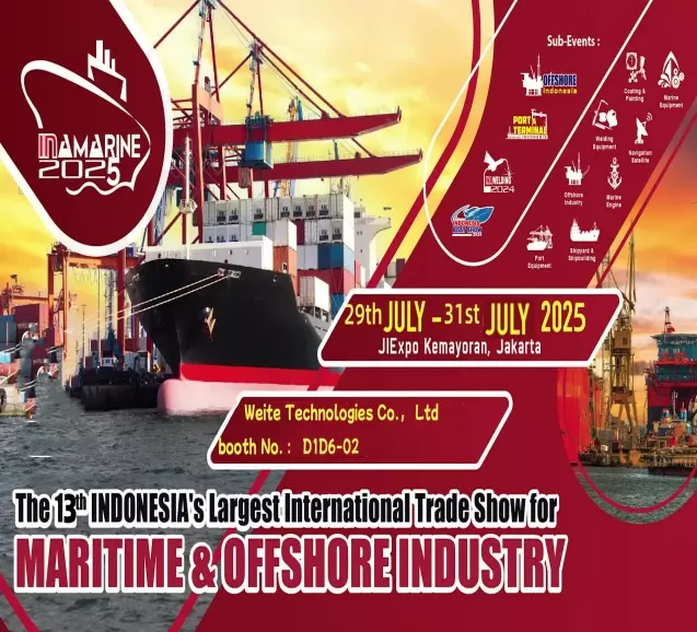 Yichang Weite participera au salon indonésien des navires et de la marine (INAMARINE) 2025