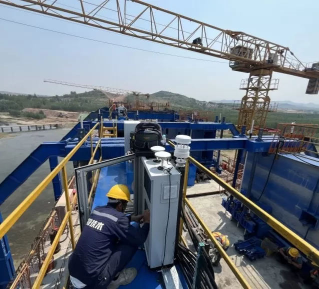 Le système d'information sur les machines de construction de ponts de Weite contribue à la construction du chemin de fer à grande vitesse de Weisu