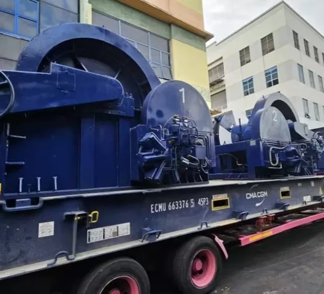 Le système de pesage de guindeau d'ancre de WTAU a été livré avec succès à une importante entreprise de fabrication de machines de pont située en Asie du Sud-Est.